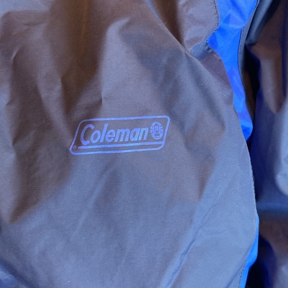 Coleman Weatherproof Blue Jacket Wind & Rain Protection sz L Like New - Picture 2 of 15